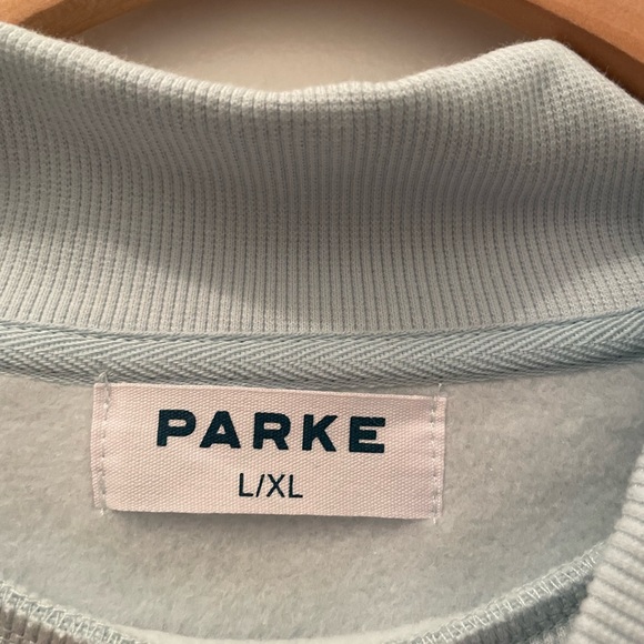 NWT Parke|| Arctic Rare Monochrome Varsity Mockneck, Size L/Xl pullover - Picture 6 of 11